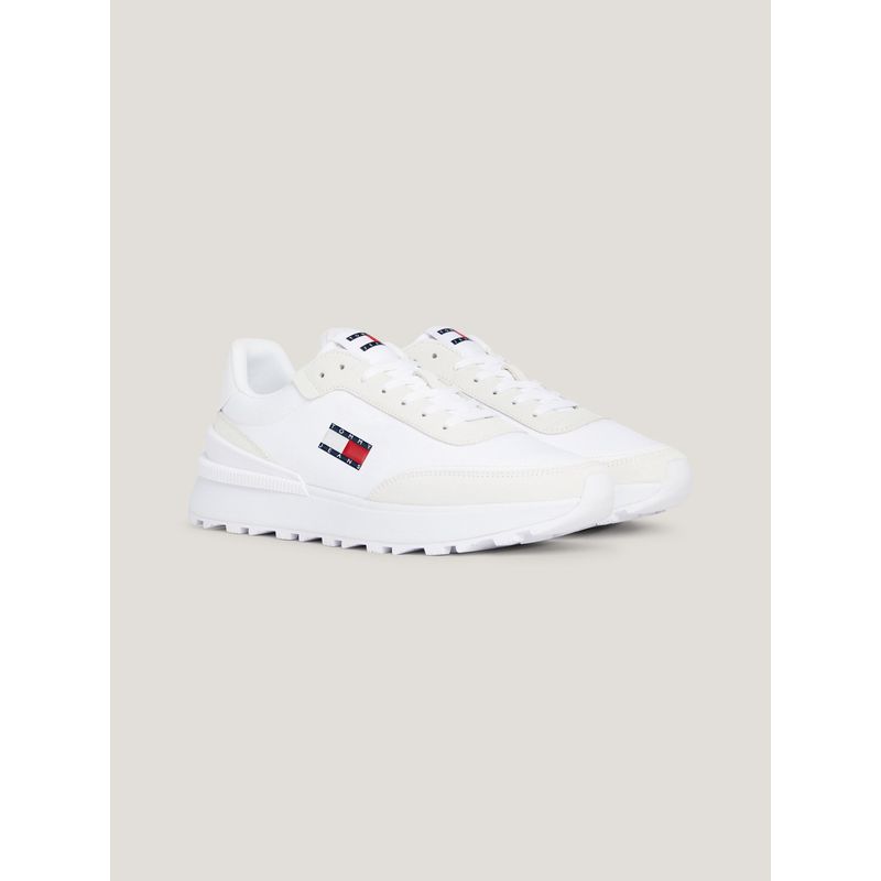 TOMMY HILFIGER - Zapatillas De Running Técnicas Essential Blanco Tommy Hilfiger