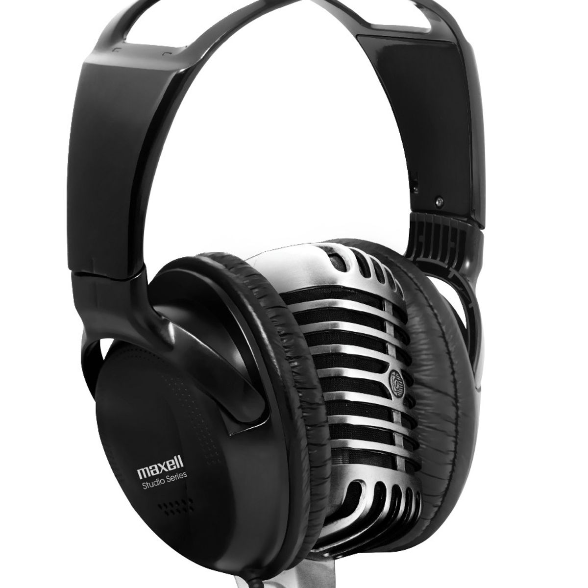 MAXELL - Audífonos Maxell Con Micrófono Ajustables ST-2000 Negro