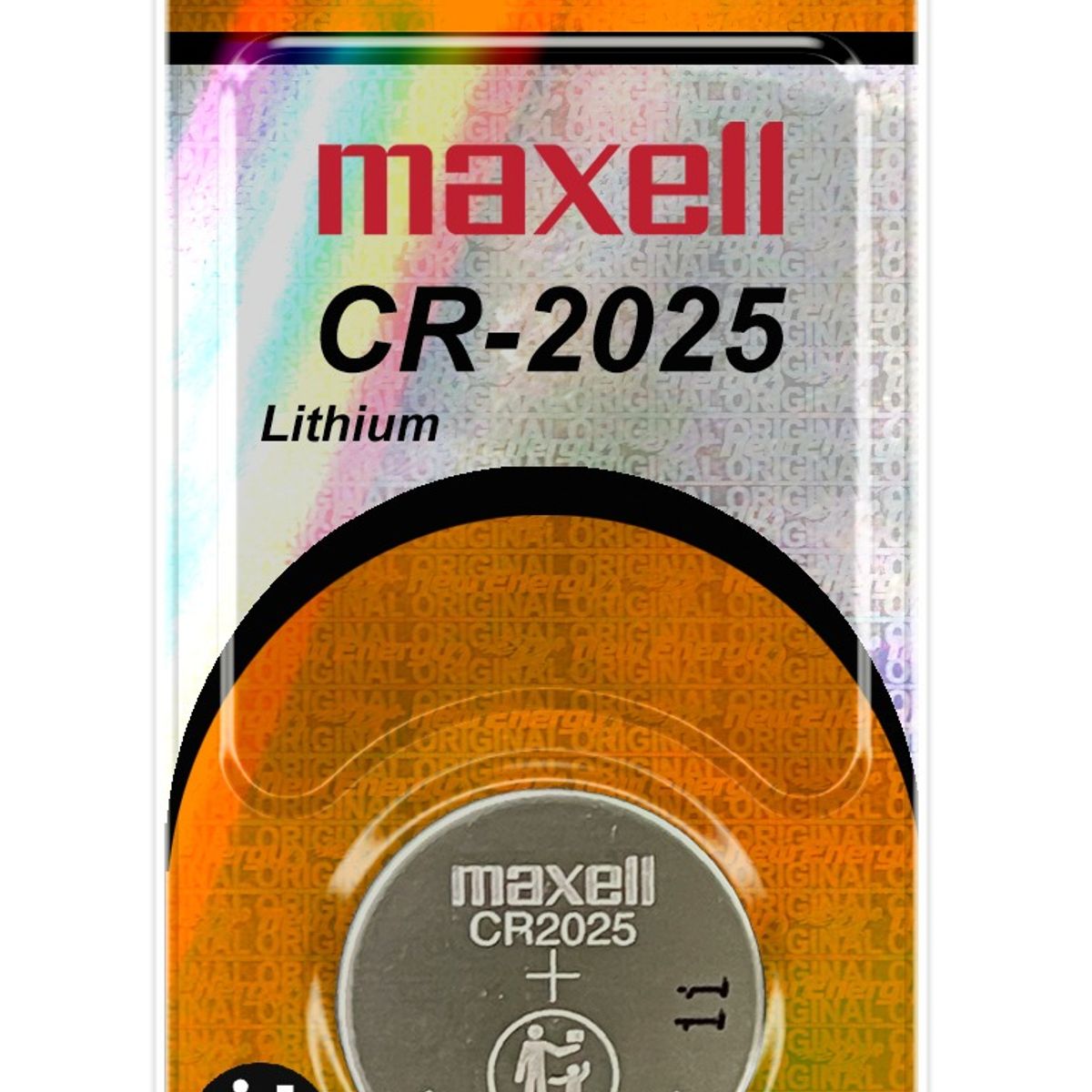 MAXELL - Pila CR2025 3v Maxell Tipo Botón Original