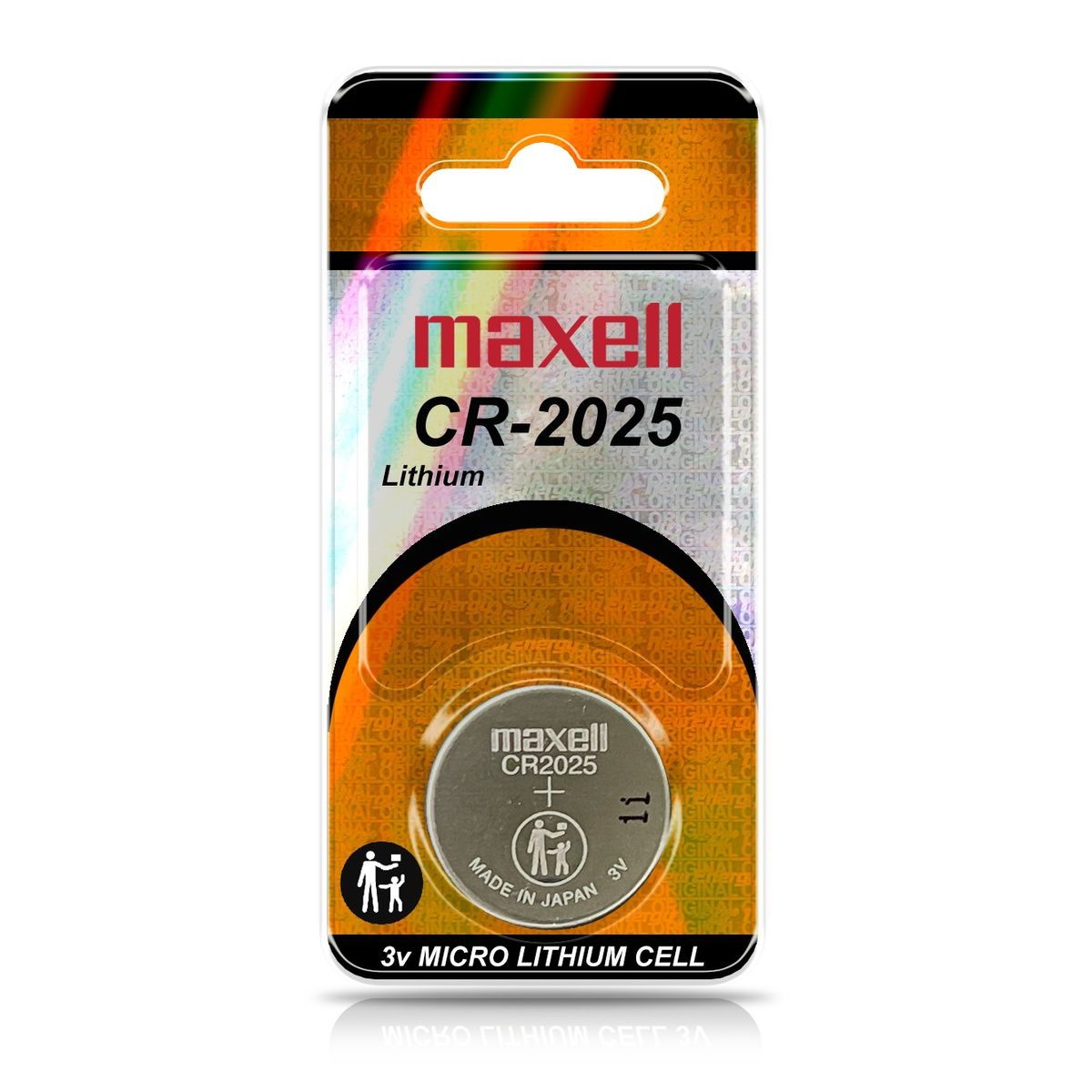 MAXELL - Pila CR2025 3v Maxell Tipo Botón Original