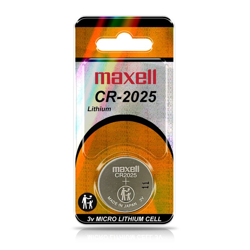 MAXELL - Pila CR2025 3v Maxell Tipo Botón Original