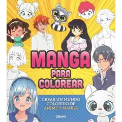 EDITORIAL CONTRAPUNTO - Libro Manga Para Colorear