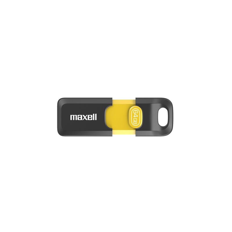 MAXELL - Pendrive Maxell FLIX 64GB 3.2 Amarillo