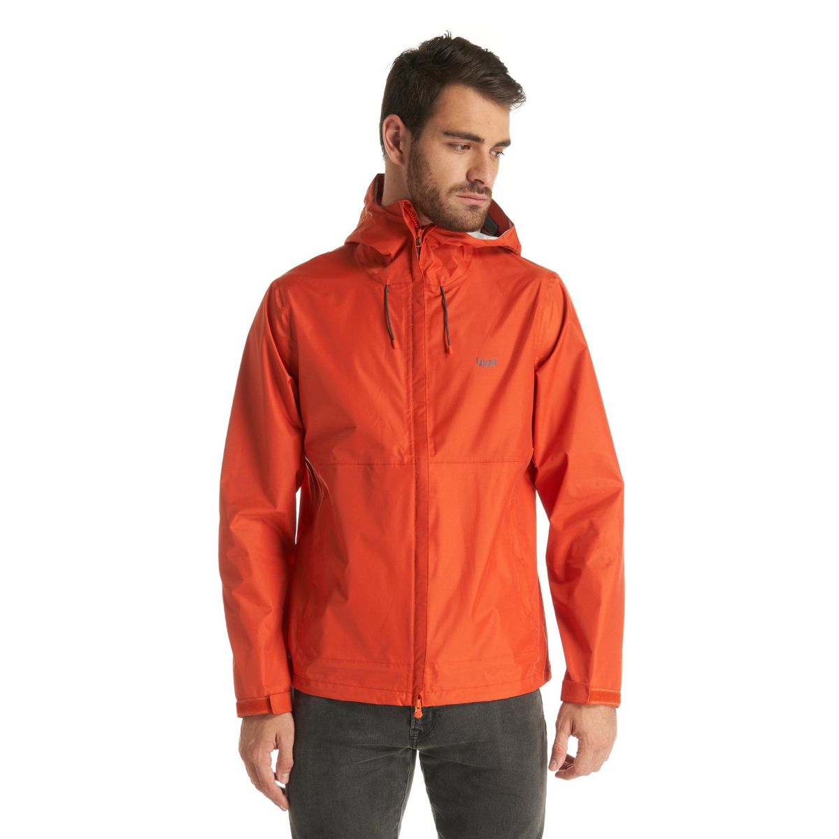 LIPPI - Chaqueta Hombre Shield B-Dry Hoody Jacket Salmon Oscuro Lippi