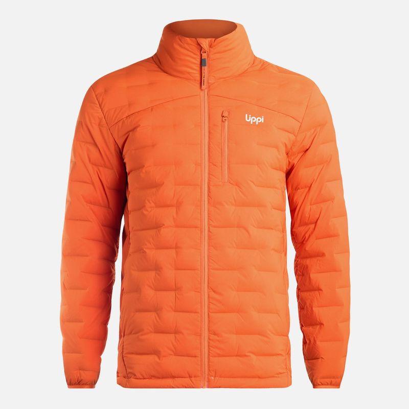 LIPPI - Chaqueta Hombre Ultimate Stretch Down Jacket Naranja Oscuro Lippi