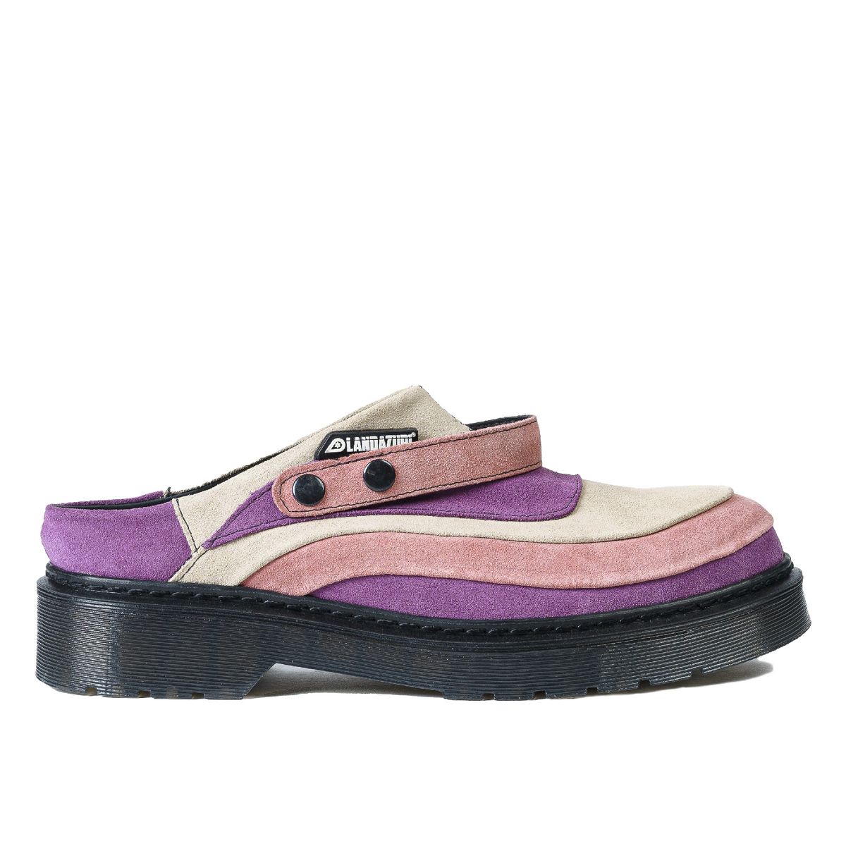 LANDAZURI - Zapato Cuero Mule Adriático Rosa Landazuri
