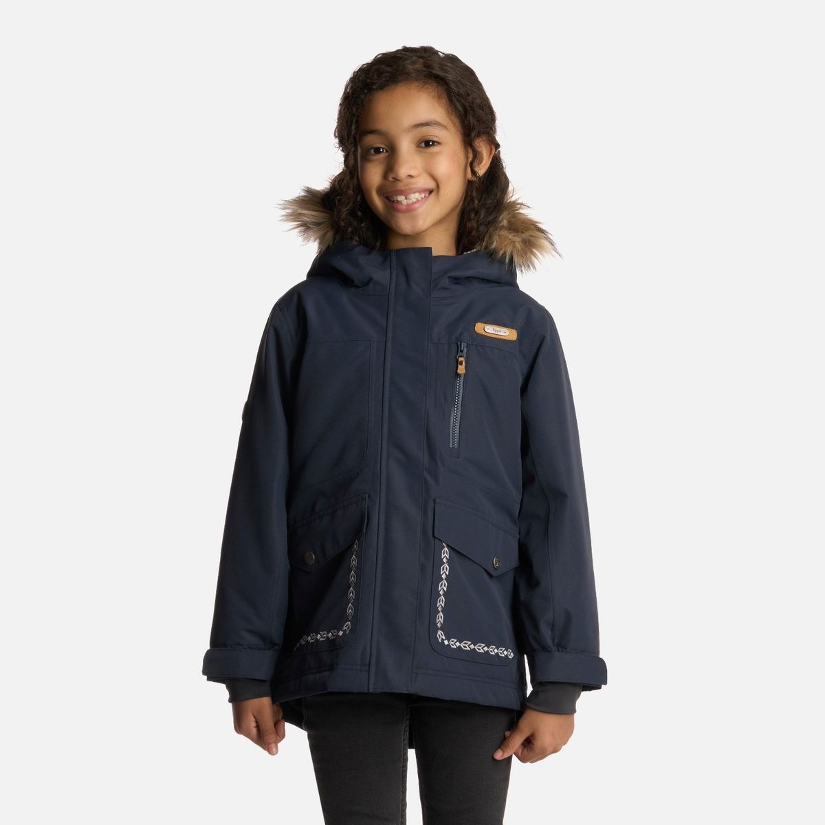 LIPPI - Chaqueta Niña Roble B-Dry Hoody Jacket Azul Marino Lippi