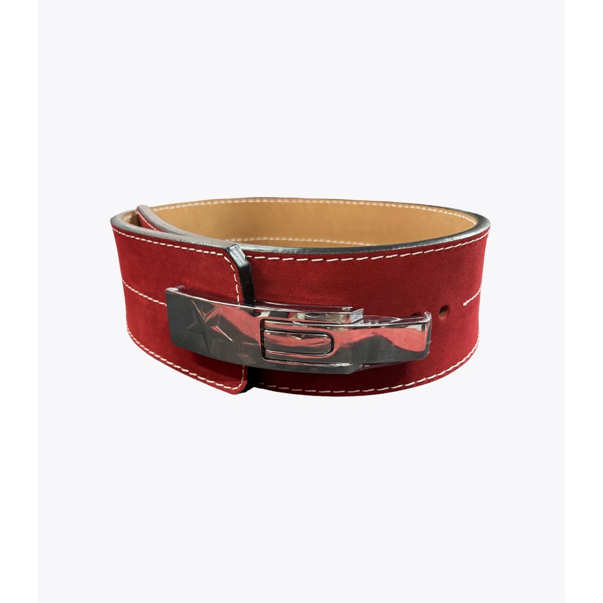 GENERICO - Cinturón Lumbar de Cuero con Palanca Profesional para Levantamiento de Pesas