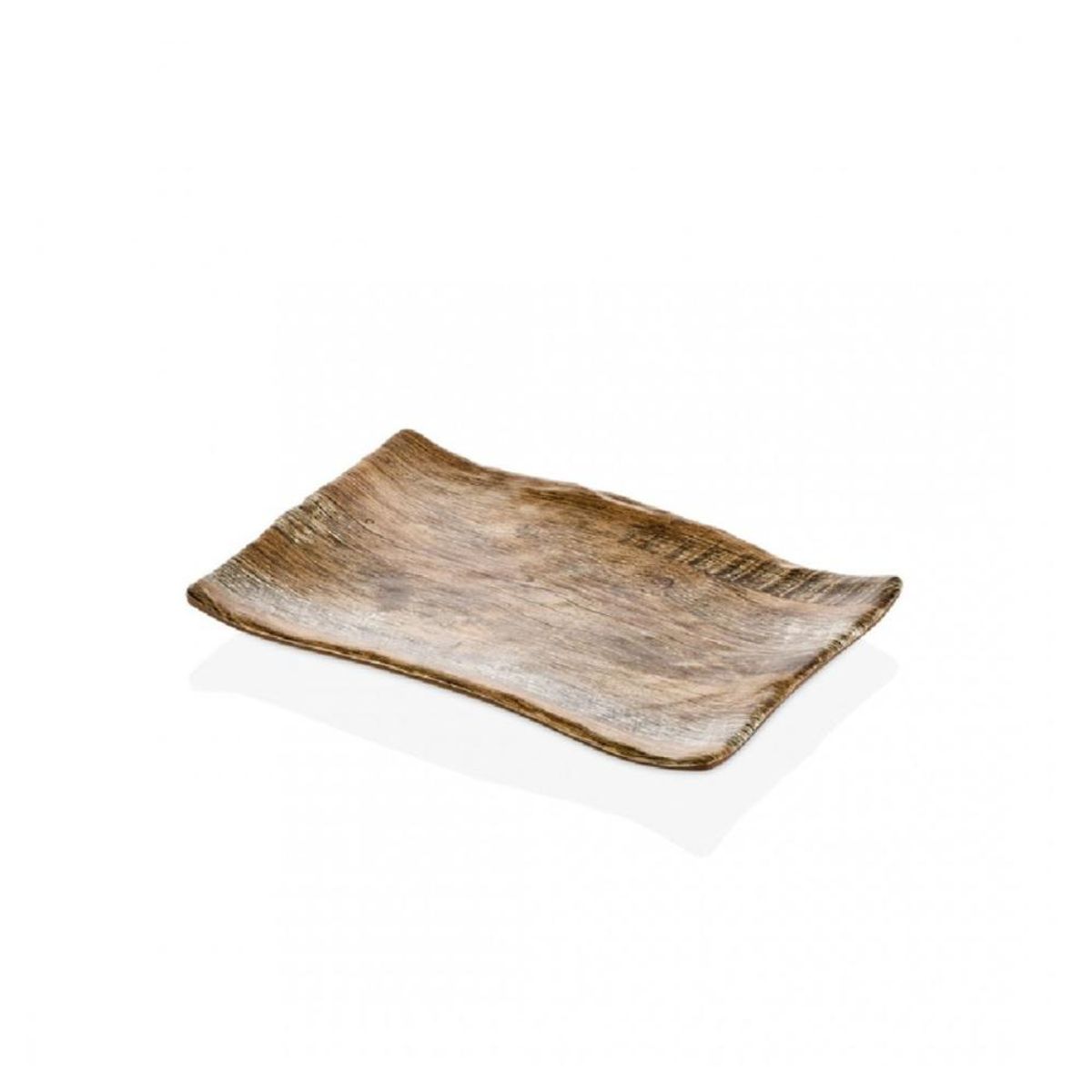 IMAHE - PLATO RECTANGULAR 27X19X2 CM MADERA IMAHE