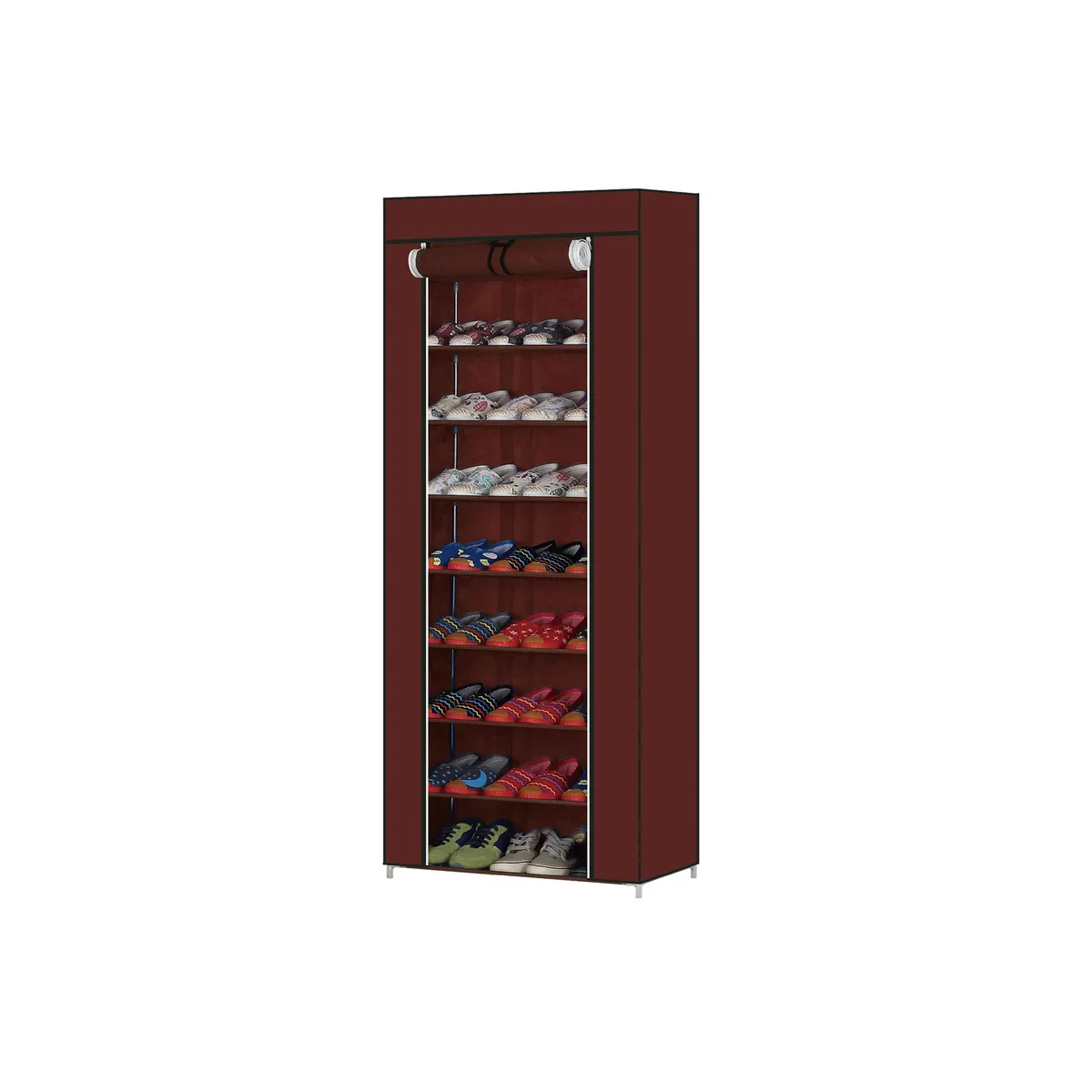 DECOTEAM - Organizador Zapatera DecoTeam 8 Pisos Calidad Superior Vino