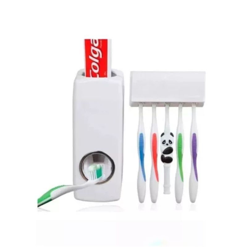 GENERICO - Dispensador De Pasta Dental Organizador Cepillos Dental