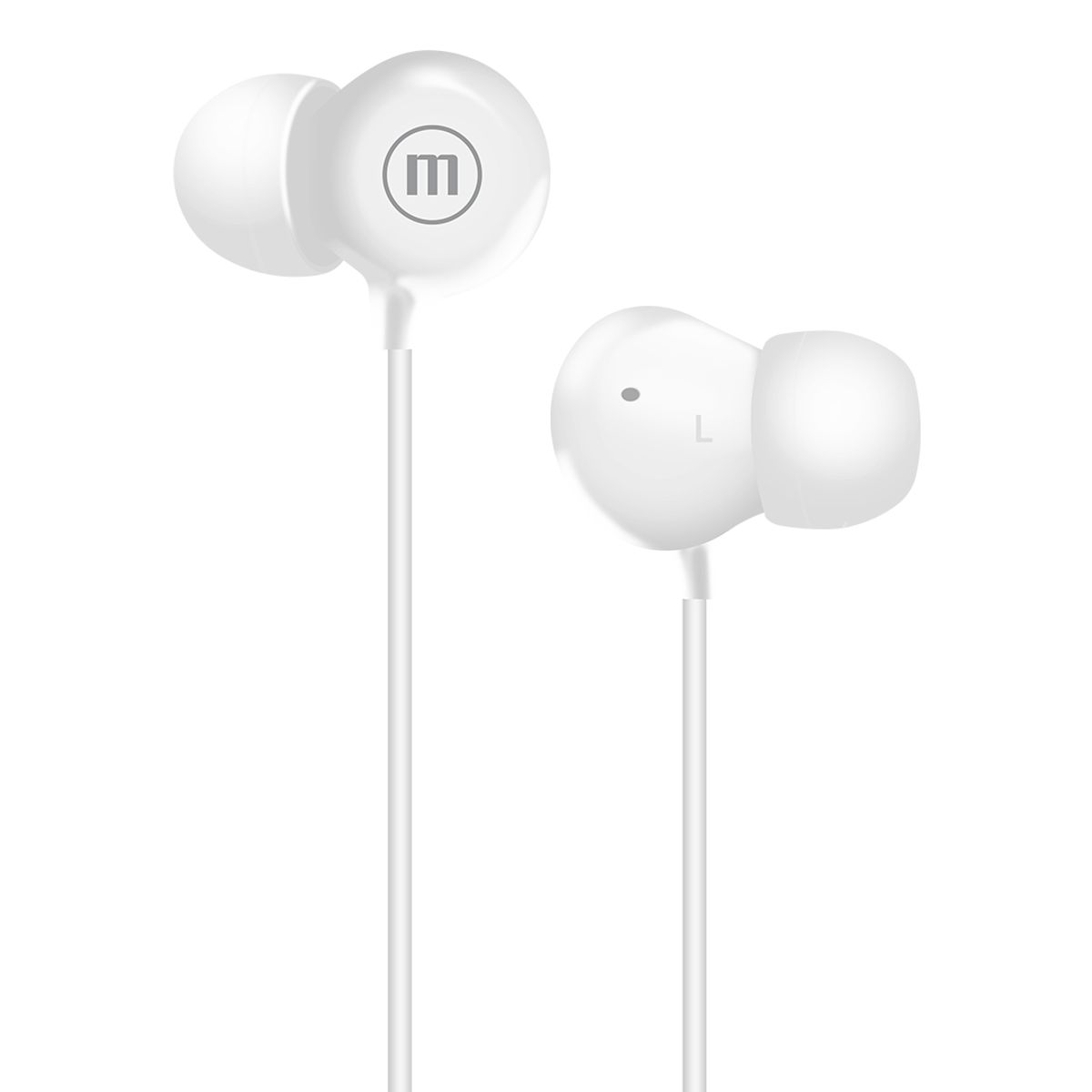 MAXELL - Audífonos Maxell IN-BAX Con Micrófono In Ear Tipo C Blanco