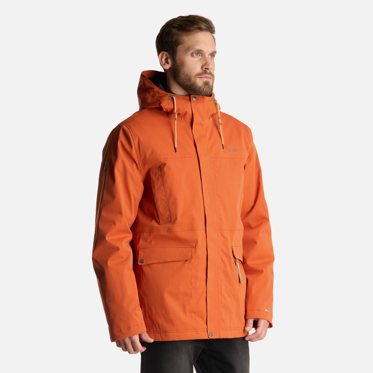 LIPPI - Chaqueta Hombre DayBreak B-Dry Jacket Naranjo Oscuro Lippi