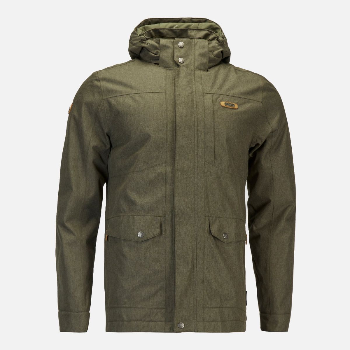 LIPPI - Chaqueta Hombre Roble B-Dry Hoody Jacket Verde Musgo Lippi