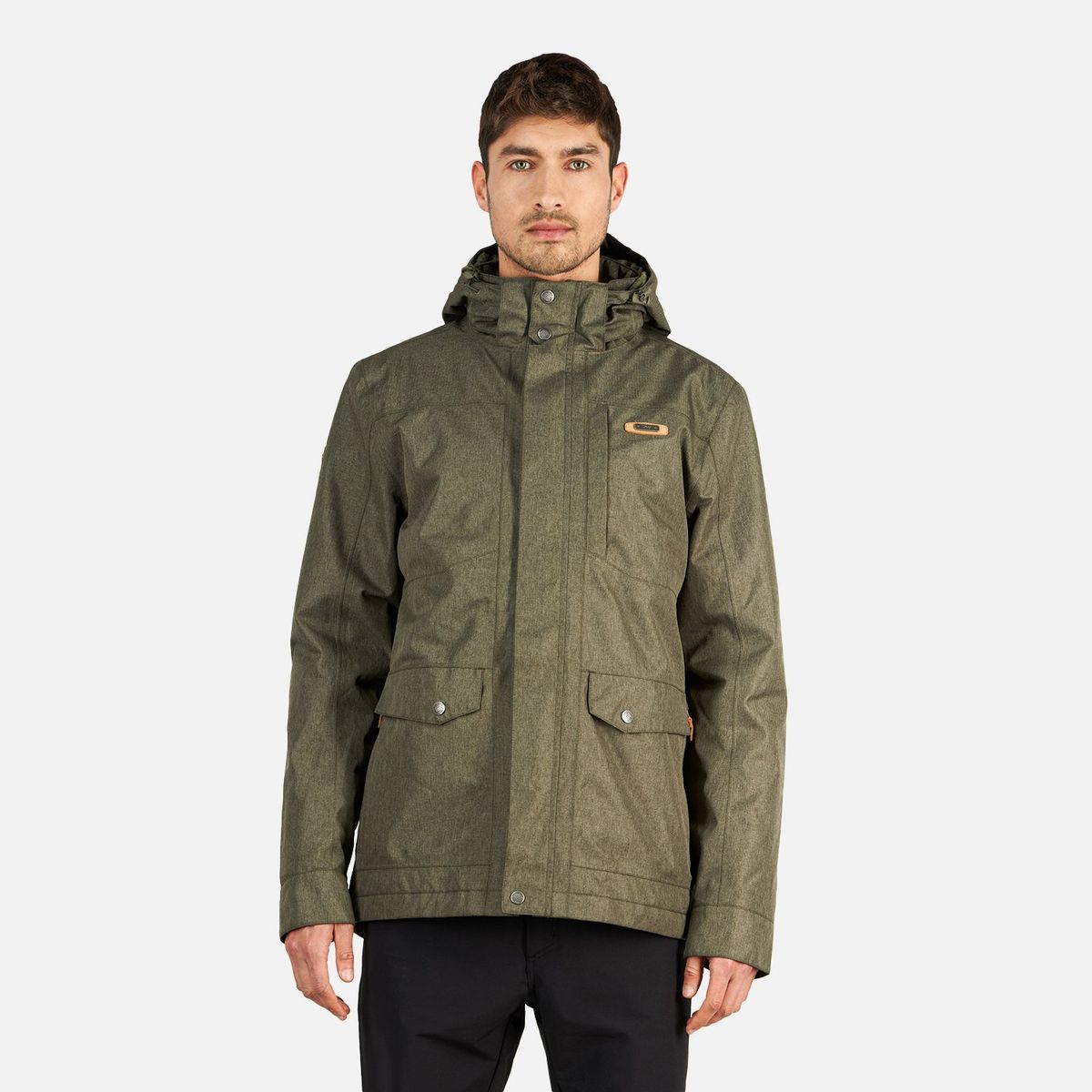 LIPPI - Chaqueta Hombre Roble B-Dry Hoody Jacket Verde Musgo Lippi