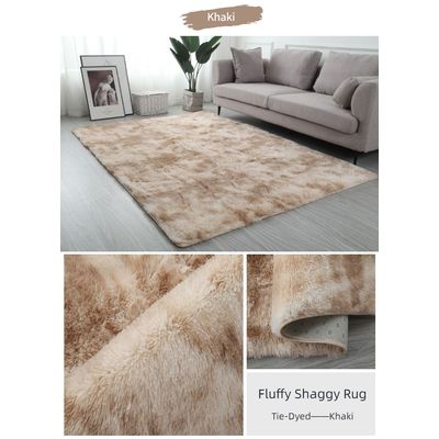 Imagen 2 del producto Alfombra DE INVIERNO PELUDA BEIGE JASPEADO antideslizante 180x200 cm