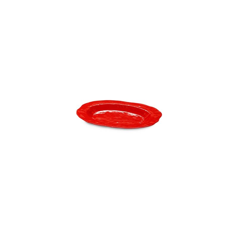 IMAHE - PLATO OVALADO NEW YORK ROJO 45 x 33 cm IMAHE