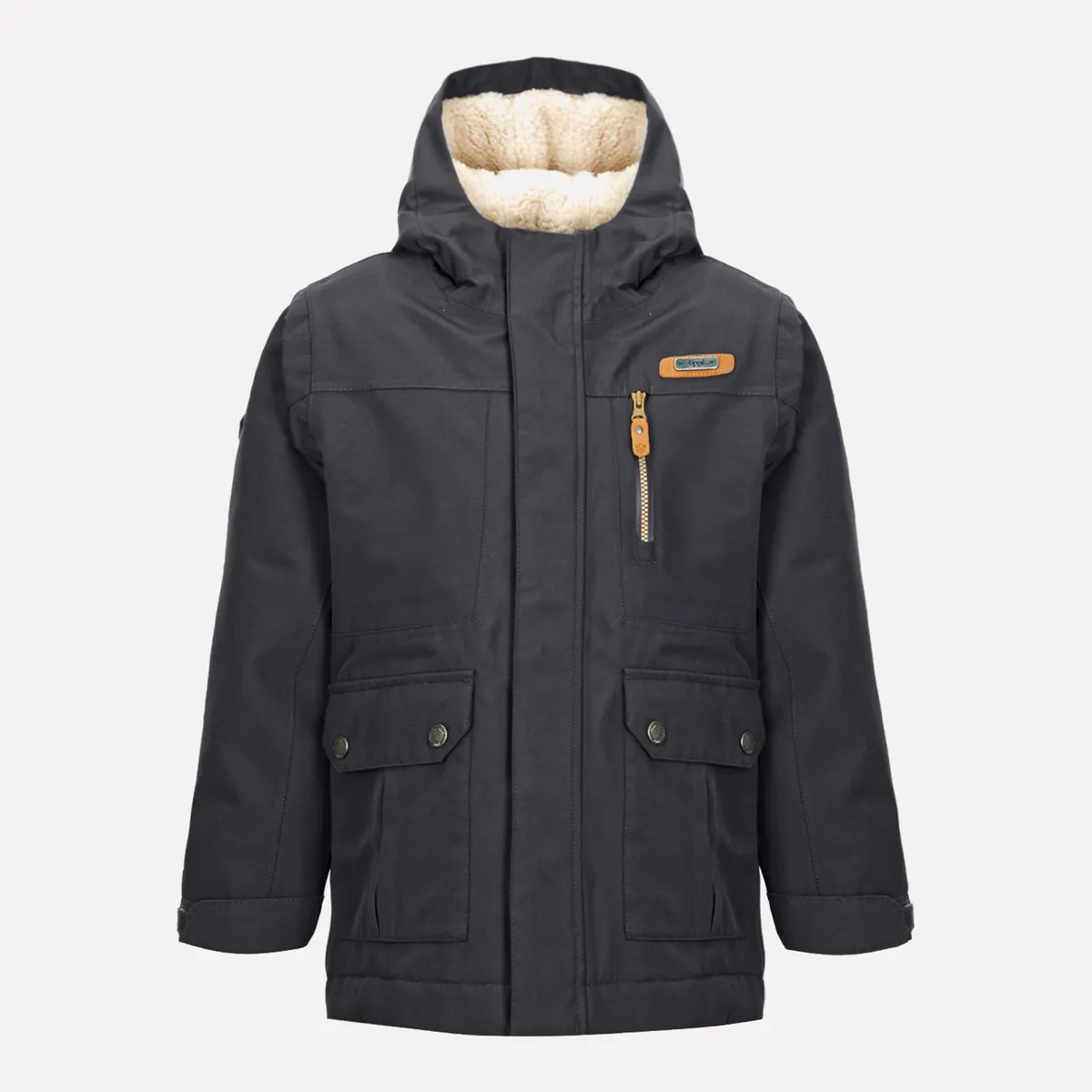 LIPPI - Chaqueta Niño Roble B-Dry Hoody Jacket Negro Lippi