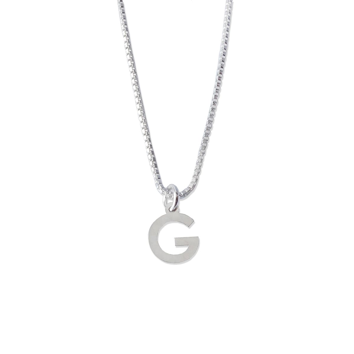 MABELITA - Cadena De Plata Veneciana Con Letra G