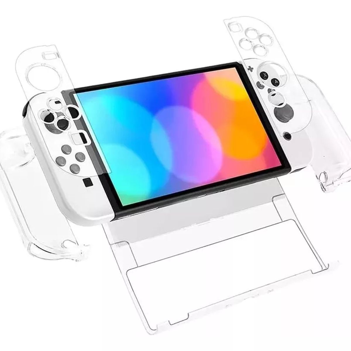 GENERICO - Pack Carcasa Protectora Para Nintendo Switch Oled + Lamina