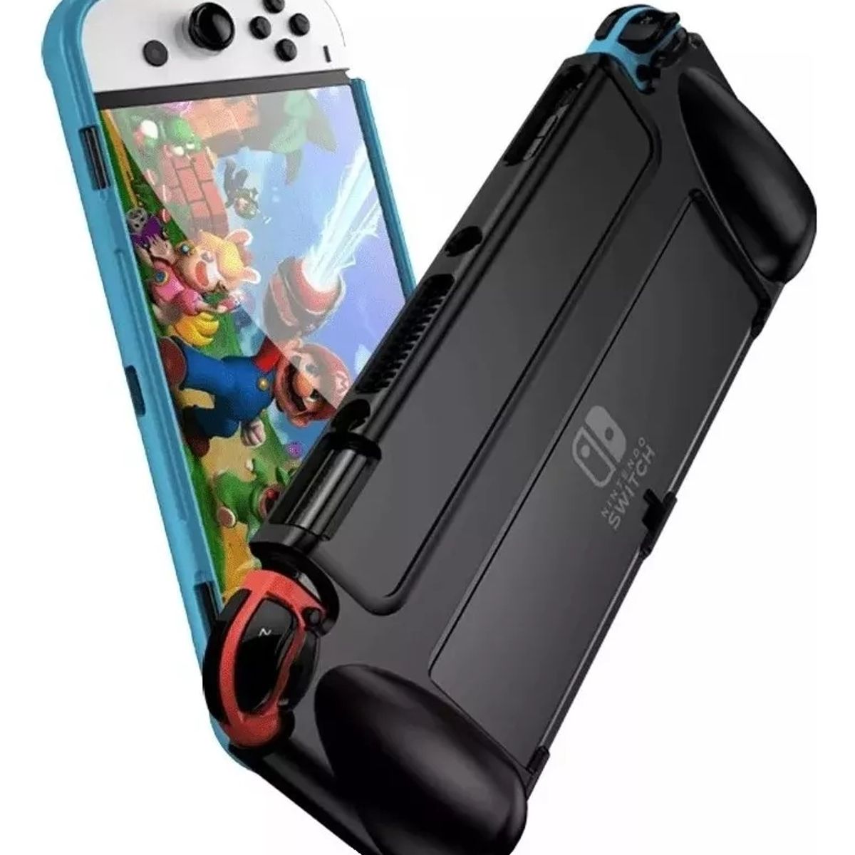 GENERICO - Carcasa Grip Funda Goma Tpu Compatible Nintendo Switch Oled