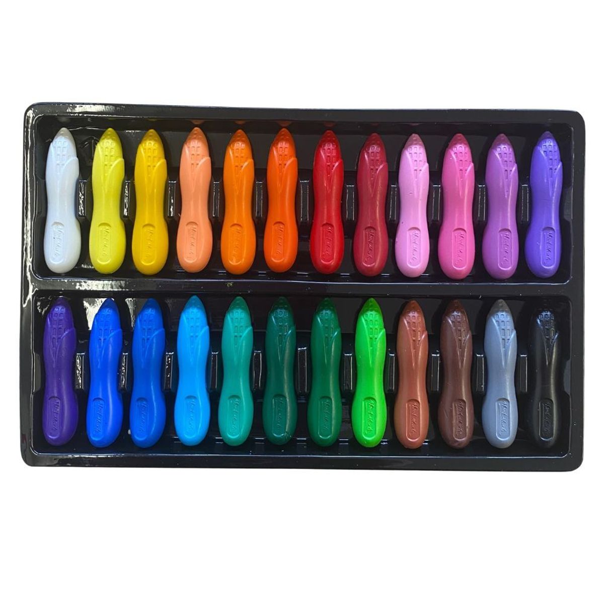 MONT MARTE - 24 Crayones ergonómicos con forma de maiz