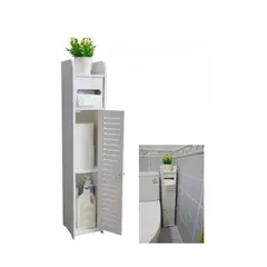 GENERICO - Estante De Baño Organizador 3 Compartimientos Blanco