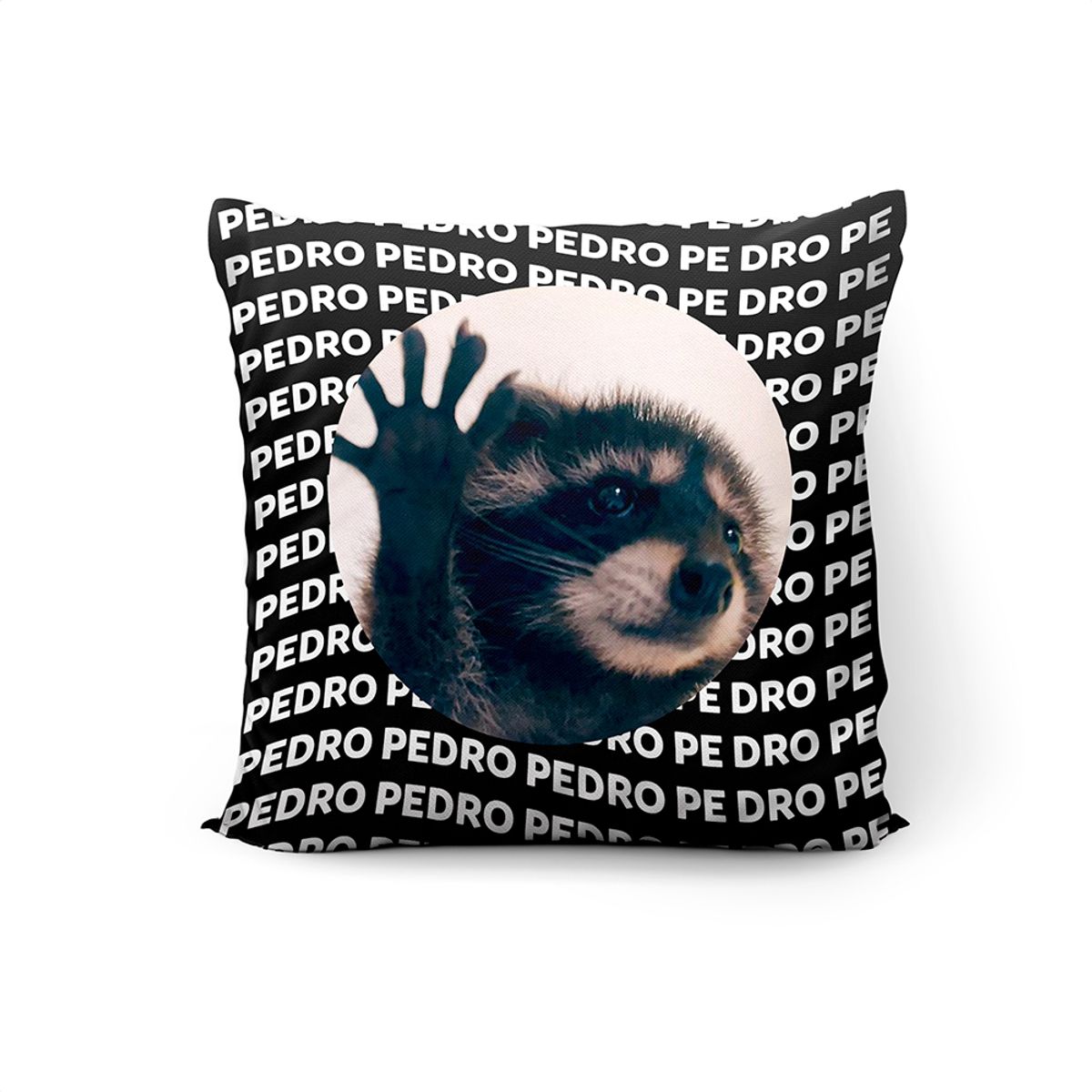 VUDU LOVE - Cojín Pedro El Mapache Meme 45x45cm Vudú Love