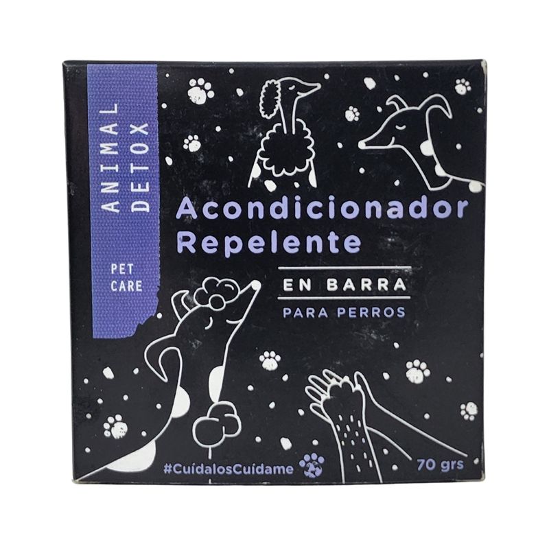NATURAL DETOX - Acondicionador Repelente en barra para perros