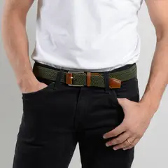 PIERCE ACCESORIOS - Cinturón Trenzado para hombre
