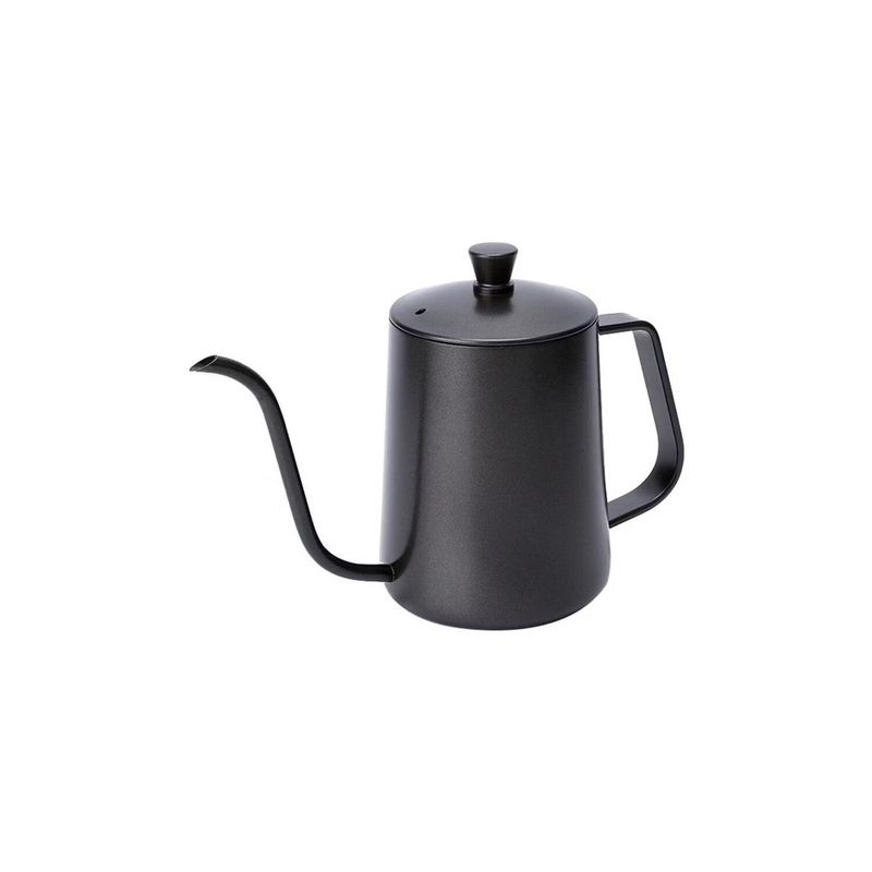 GENERICO - Tetera Cuello Cisne Negra 350 Ml Café Te De Acero Inoxidable