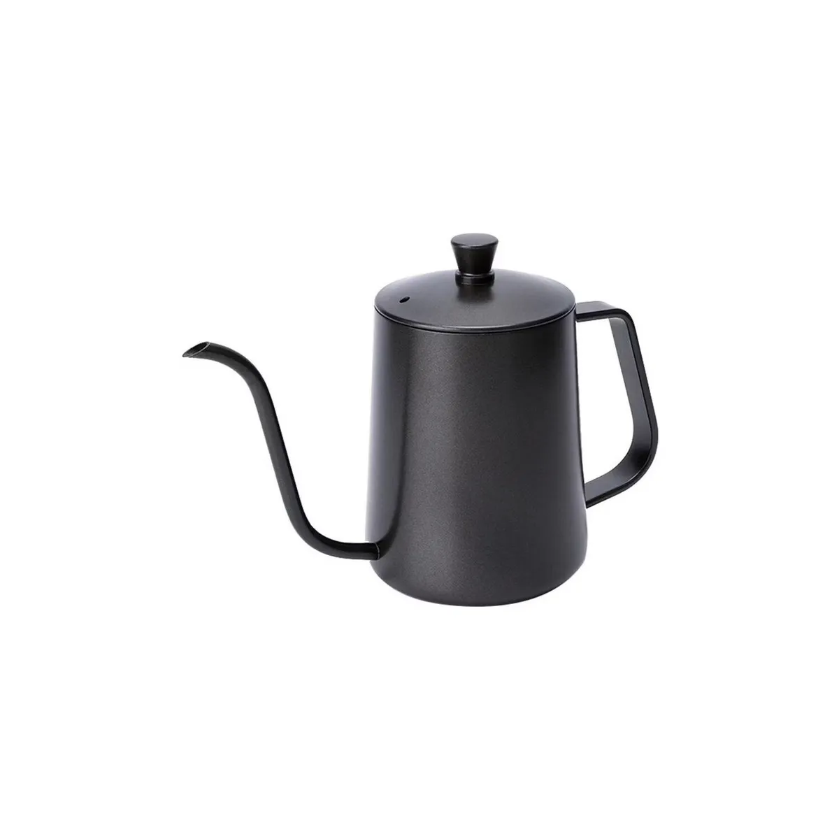 GENERICO - Tetera Cuello Cisne Negra 350 Ml Café Te De Acero Inoxidable