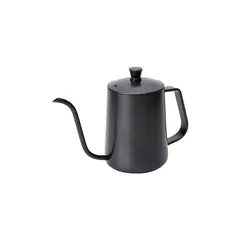 GENERICO - Tetera Cuello Cisne Negra 350 Ml Café Te De Acero Inoxidable