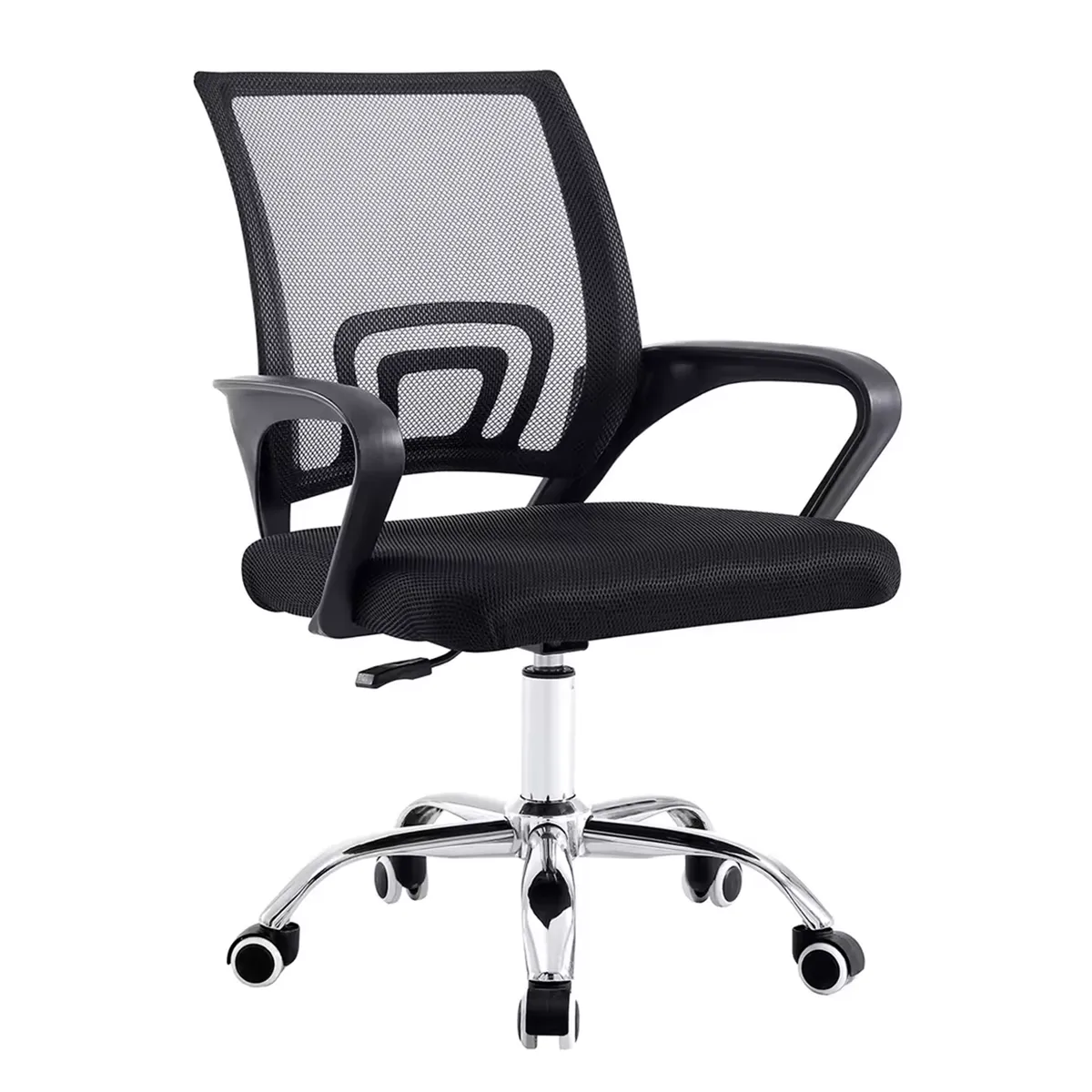 OKAERI - Silla De Escritorio Okaeri Negra Con Tapizado De Goma