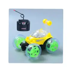 GENERICO - Oferta Auto Loco Giro 360 Luces 3d Recargable Niños, Amarill