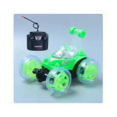 GENERICO - Oferta Auto Loco Giro 360 Luces 3d Recargable Niños, Verde