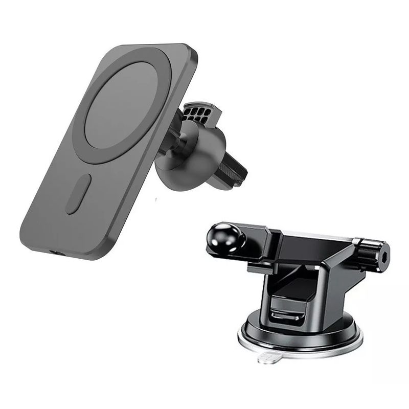 GENERICO - Cargador Magsafe Para Auto Inalámbrico Compatible iPhone 15w
