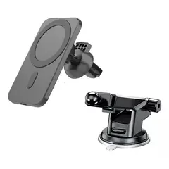 GENERICO - Cargador Magsafe Para Auto Inalámbrico Compatible iPhone 15w