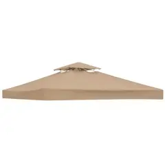 KUANGYE - Repuesto De Techo Para Toldo Pérgola 3x3 Mt Pérgola Tabaco