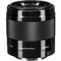 E 50 mm f18 OSS Lente negro