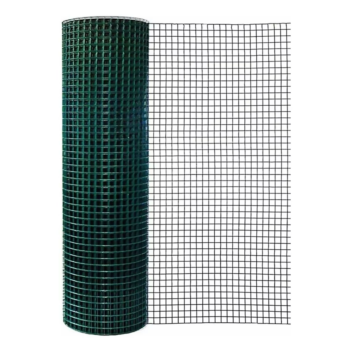 KUANGYE - Malla Jardín Soldada Plastificada Alto 60cm Largo 10mts