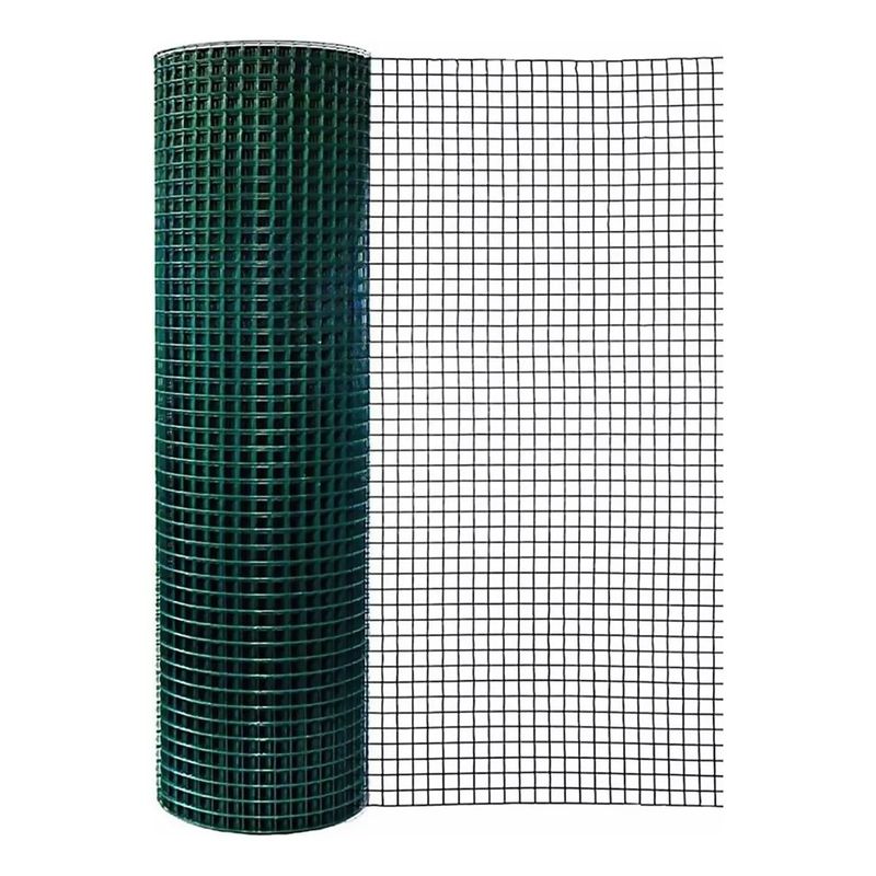 KUANGYE - Malla Jardín Soldada Plastificada Alto 60cm Largo 10mts