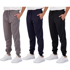 EVERSO - Pack 3 Pantalones Buzo Niño De Invierno Forrado Con Polar