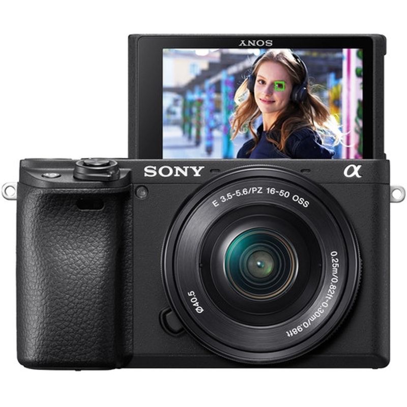 SONY - Sony a6400 con lente de 16-50 mm Cámara sin espejo