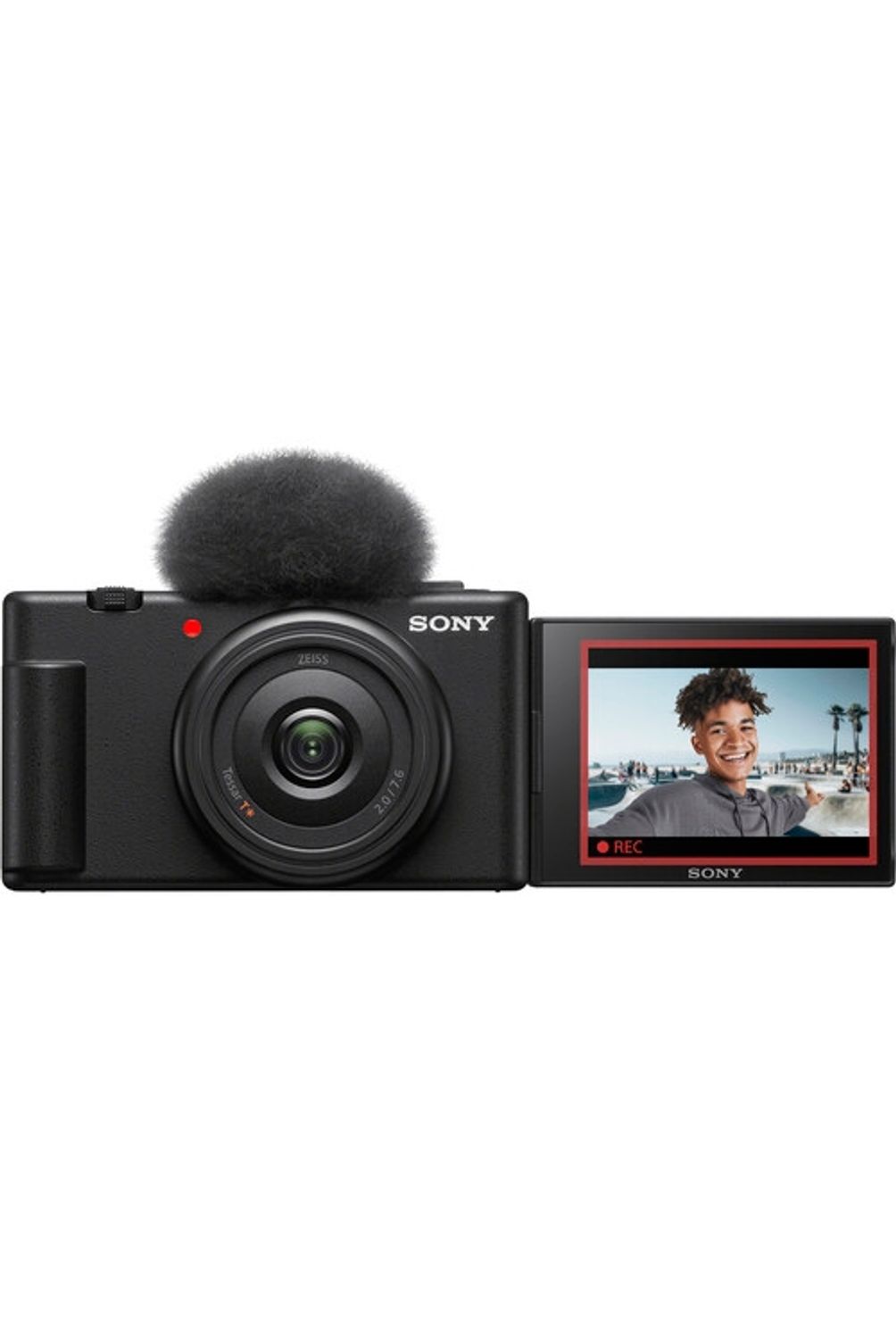 SONY Sony ZV-1F Cámara de vlogging negra | falabella.com