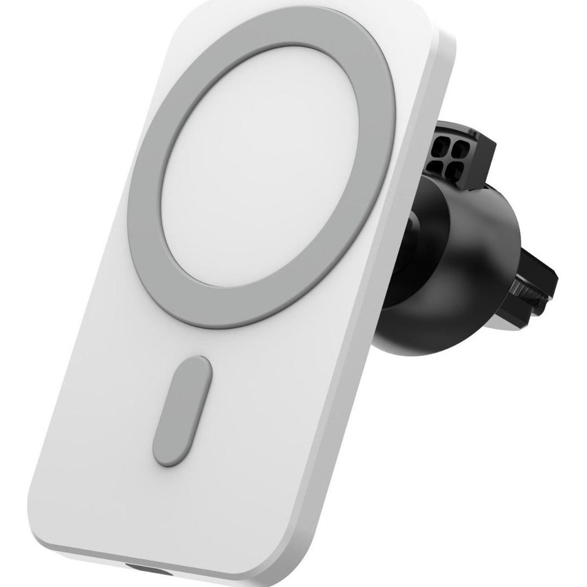 GENERICO - Cargador Para iPhone Auto Inalámbrico Carga Rapida - Blanco