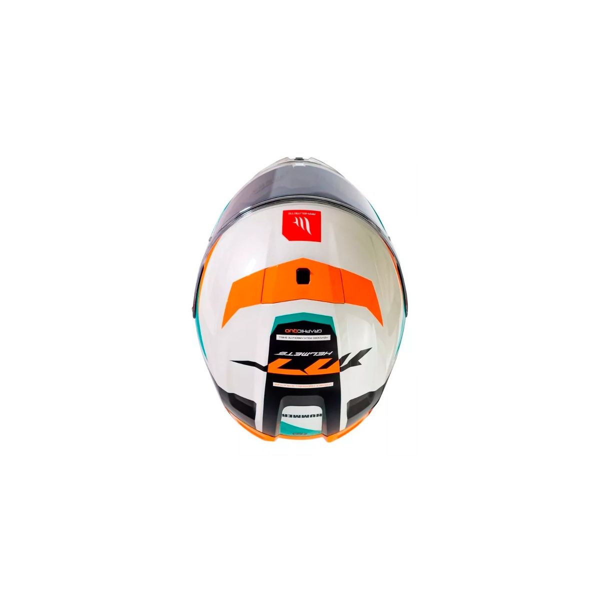 GENERICO - Casco Mt Ff114 Hummer Quo A0 Blanco Perla Brillo