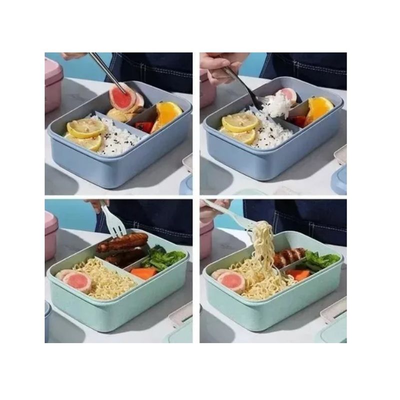 GENERICO - Fiambrera Para Microondas Contenedor De Alimentos Topper