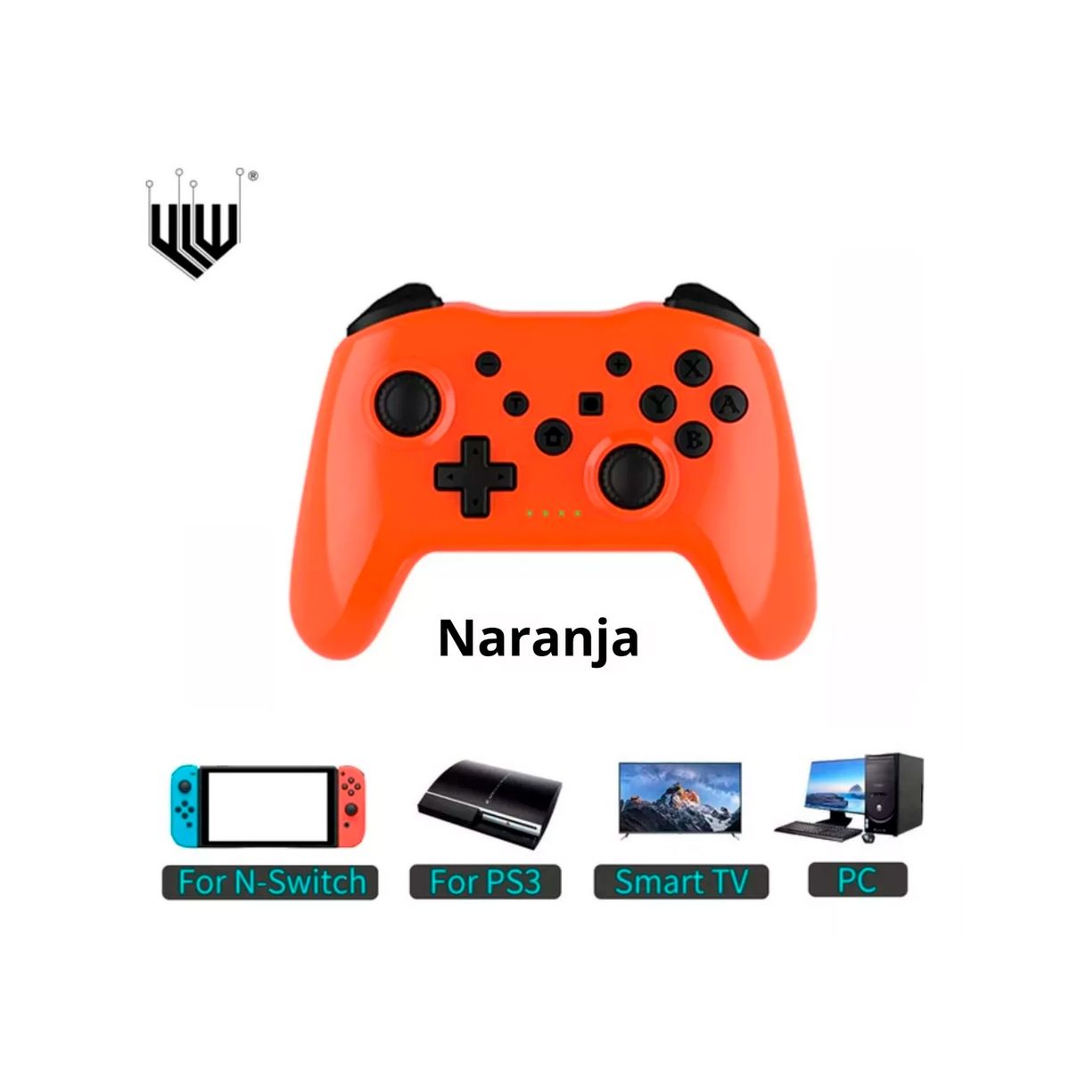 GENERICO - Control Mando Inalámbrico Bluetooth Ns009 P Nintendo Switch