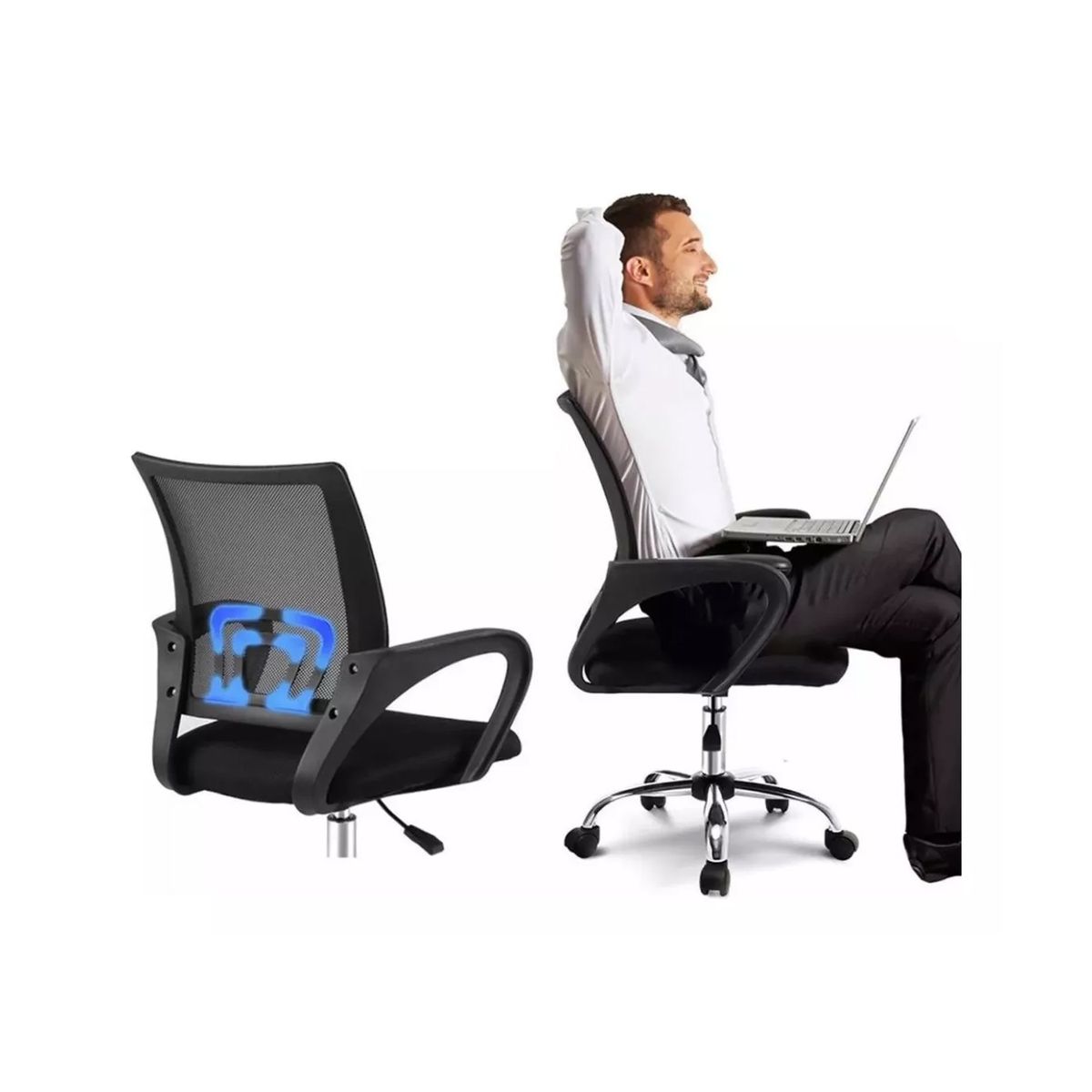 GENERICO - Silla Escritorio Pc Oficina Giratoria Ergonómica
